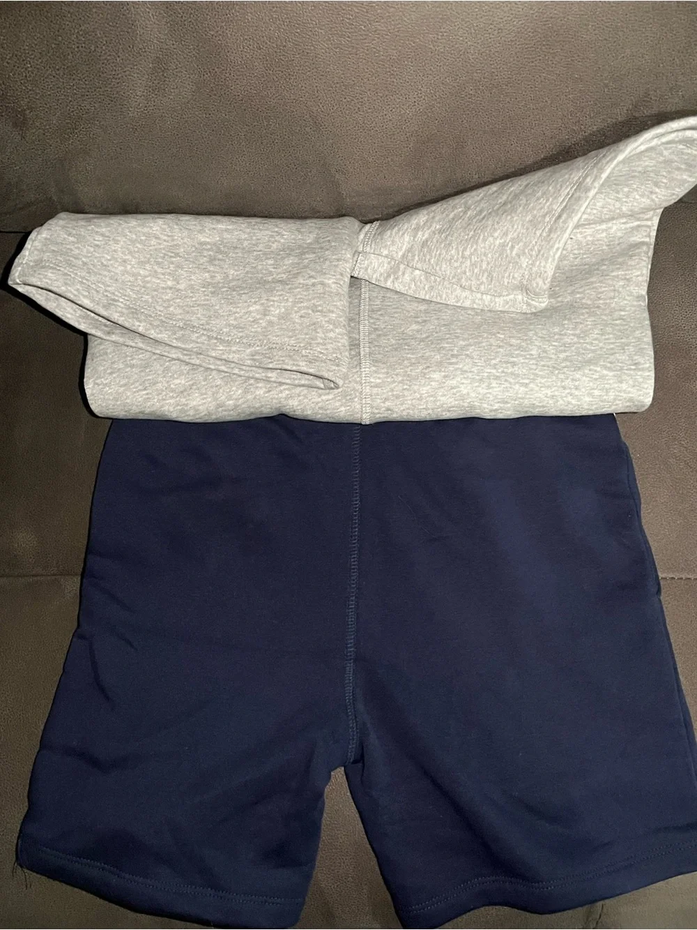 GAP Kids Heather Gray & NavyAthletic Shorts 2-Pack Youth Size L-10 NWT